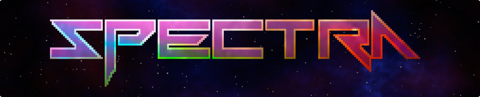 Spectra 8-bit Racing Banner