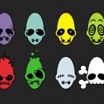 Image of the complete mudokon emoticon set